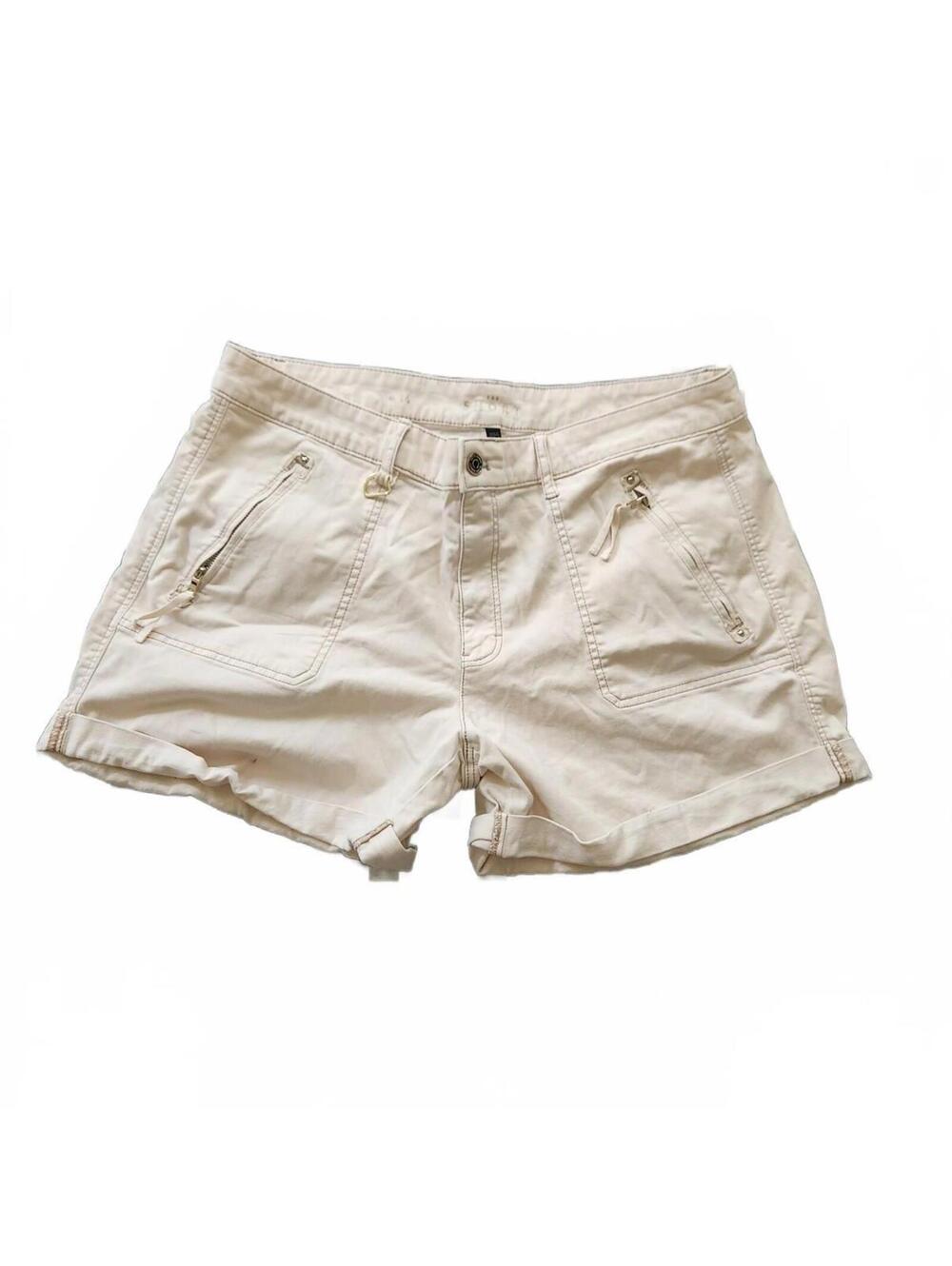 White House Black Market Cream Pret A Play Shorts